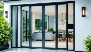 Customizable Aluminum Frame Glass Doors