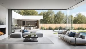 Frameless glass door