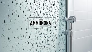 ammonia shower door cleaner