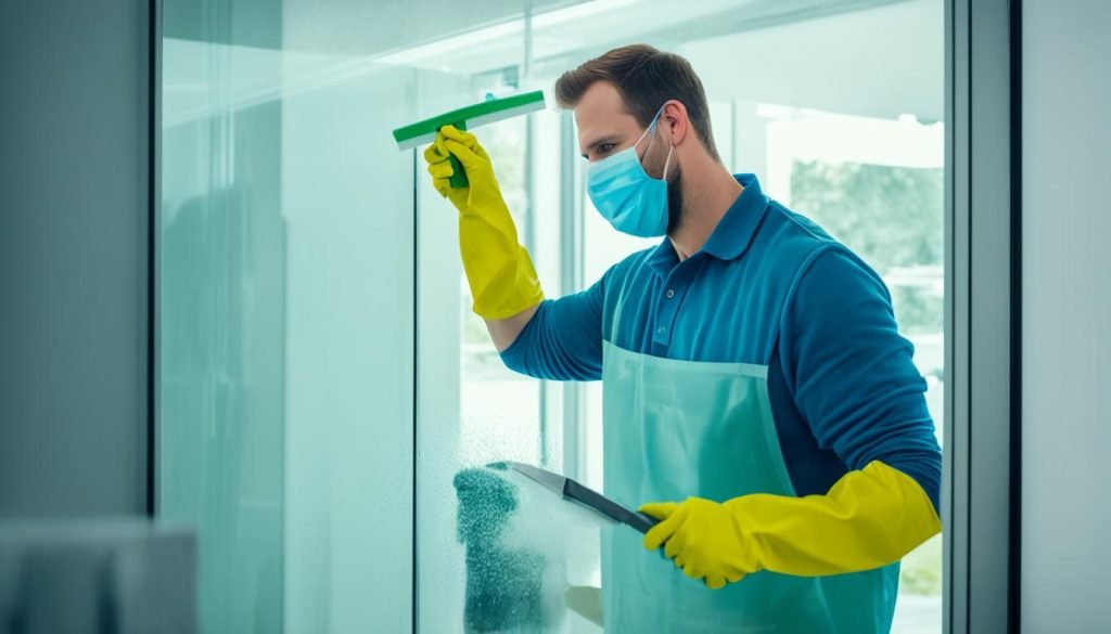 clear glass door maintenance