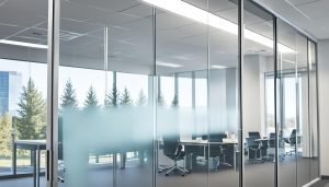 easy to clean glass door