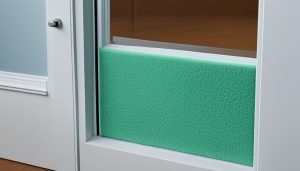 felt pads and foam strips