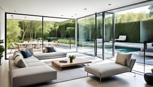 folding glass doors