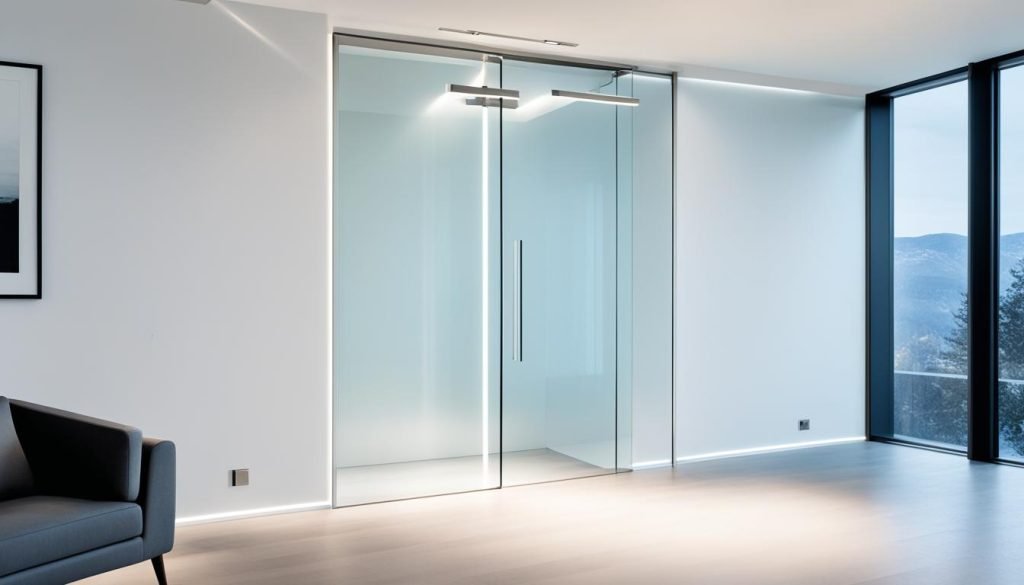 frameless glass door hardware