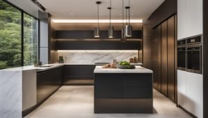 glass door storage cabinet