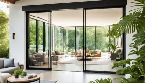 glass door versatility