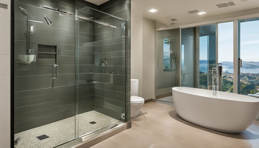 how to descale glass shower doors