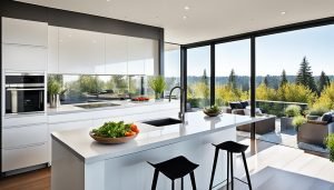 kitchen glass door