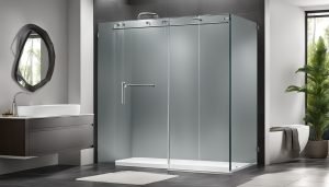 tempered glass shower door