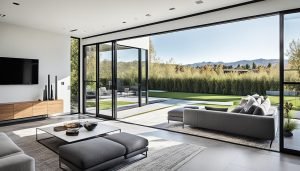 tempered glass sliding doors