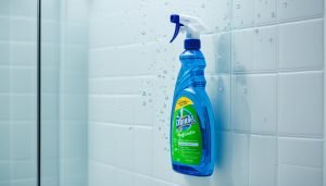vinegar and dish soap shower cleaner