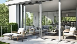 Balcony door systems