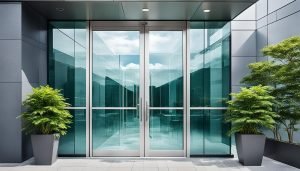 Commercial glass door designs