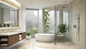 Curved Glass Shower Screen