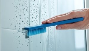 Daily shower door maintenance