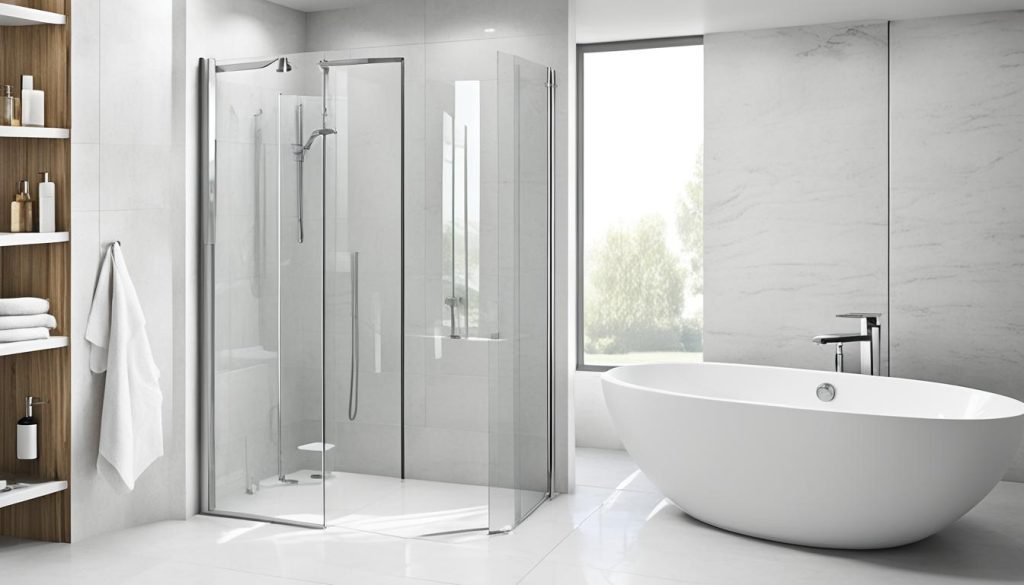 Folding Glass Shower Screen