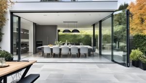 Frameless Folding Glass Door