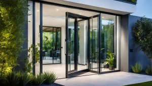 Glass entry doors