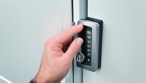 Sliding door locks