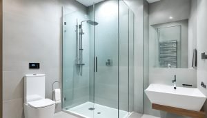 Toilet Glass Shower Screen