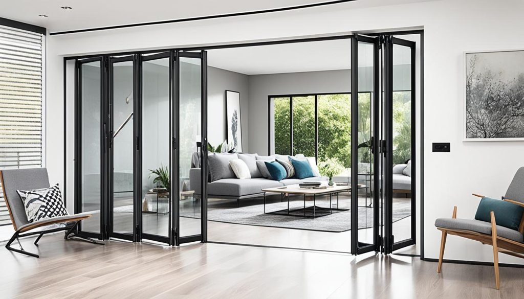 aluminium folding door frames