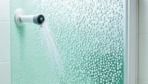 baking soda and vinegar for shower glass