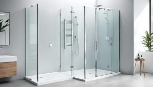 dual door shower screen