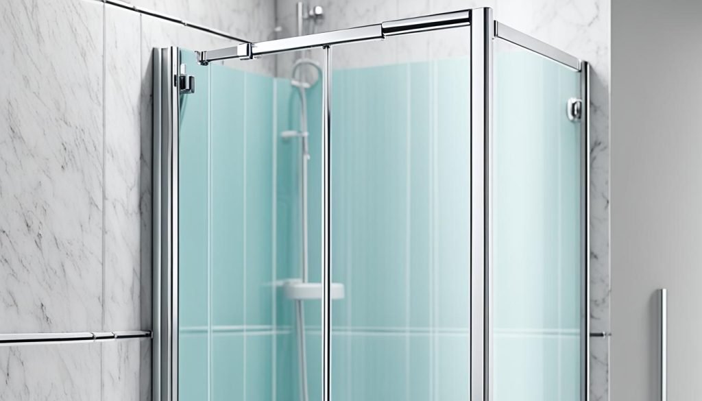 durable folding shower screen