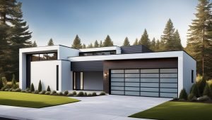 frameless glass garage doors