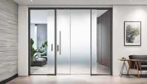 full glass interior door