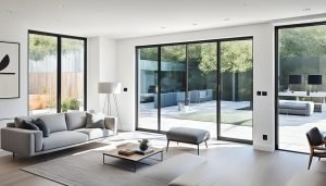 glass bi-fold door