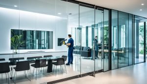 glass door installation