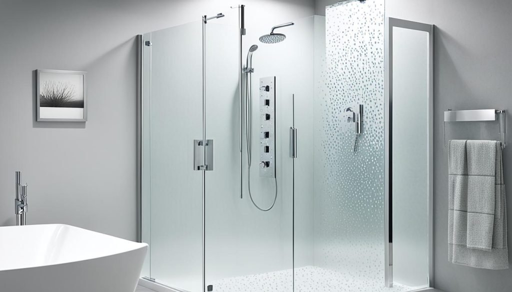 glass shower screen door