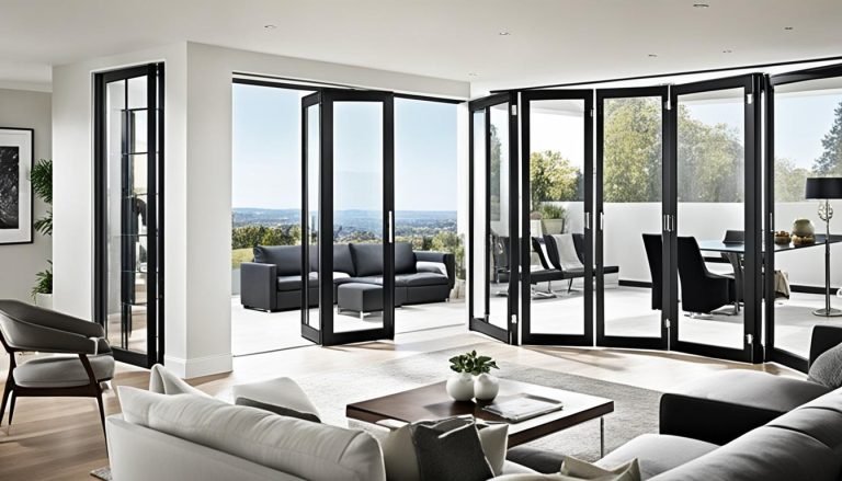 Stylish Internal Bifold Doors with Glass Panels