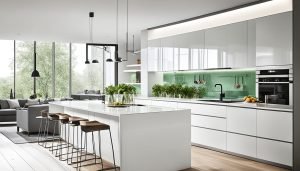kitchen glass partition
