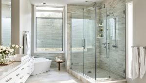 natural light in bathroom