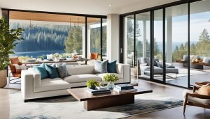 open-concept living spaces with sliding glass doors