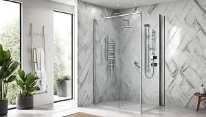 premium aluminium frame shower screens