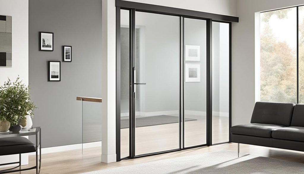 single interior glass doors