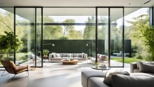 slide and pivot glass doors