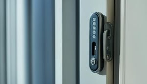sliding door security system