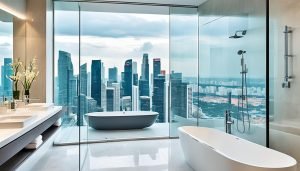 tempered glass shower doors