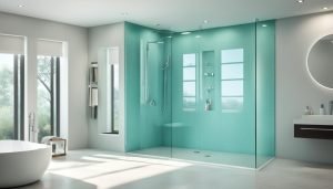 tempered glass shower screen