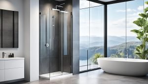 tempered glass shower screen