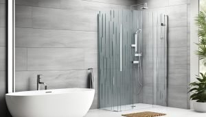 textured acrylic shower screens