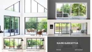 Types of frameless sliding glass doors