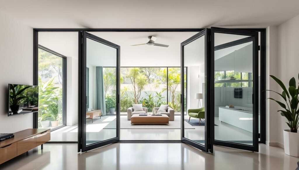 aluminium folding doors