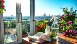 balcony glass door maintenance