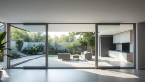 four-panel sliding doors