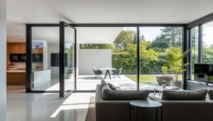 frameless sliding glass door
